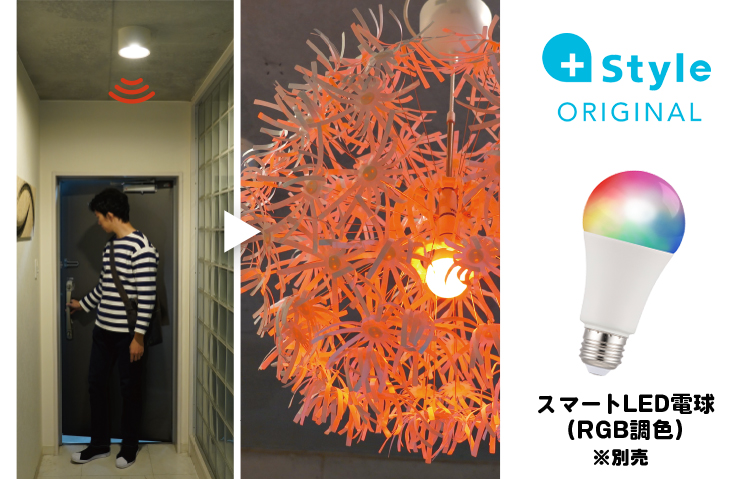 +Styleシリーズ家電(別売)と連携